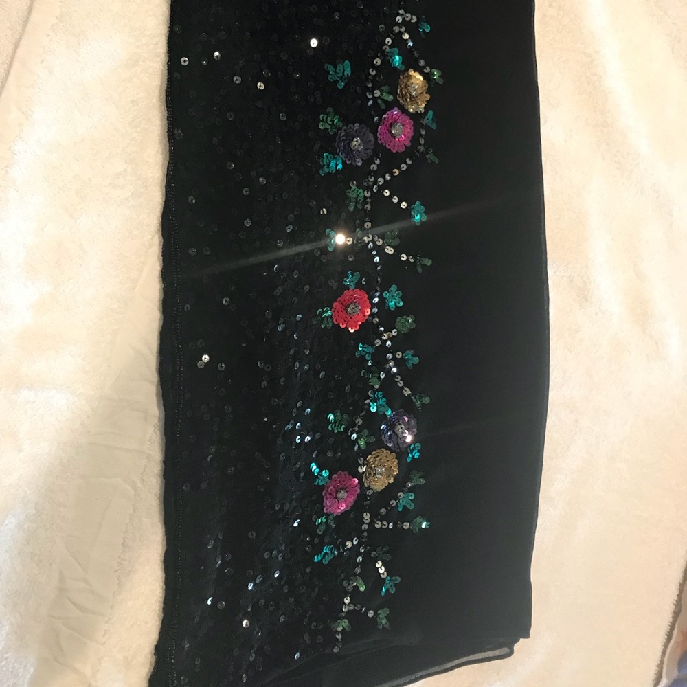 Dressy sequined scarve/wrap